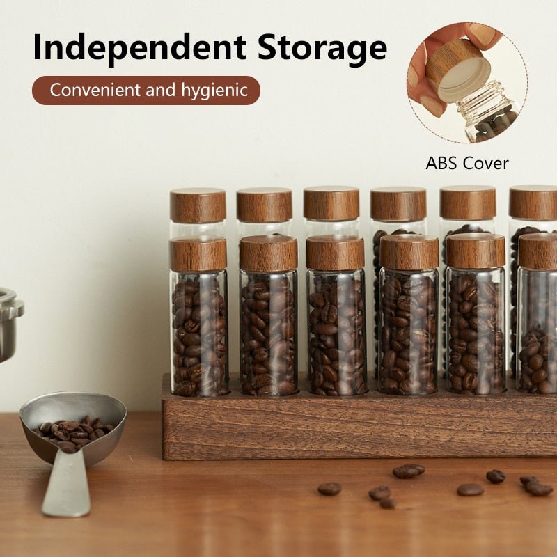 Coffee Beans Storage Container Display Rack - beunik