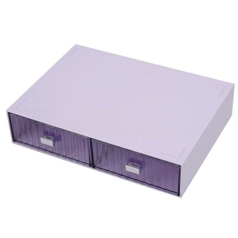 Combination Desktop Drawer Cosmetic Storage Box - beunik