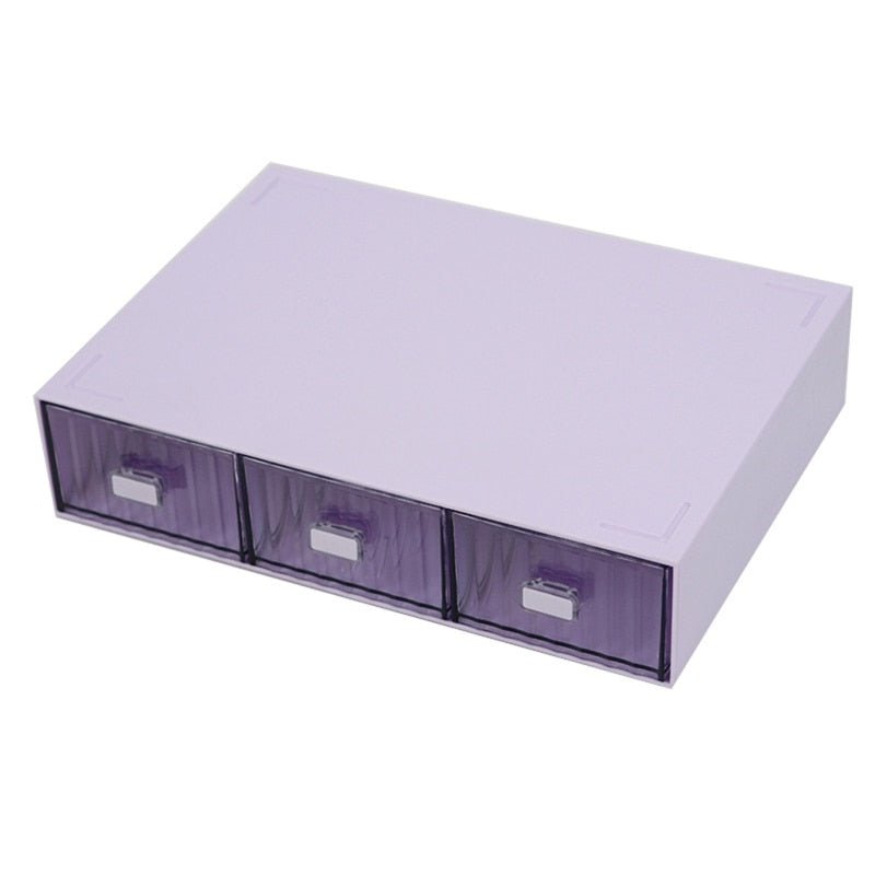 Combination Desktop Drawer Cosmetic Storage Box - beunik