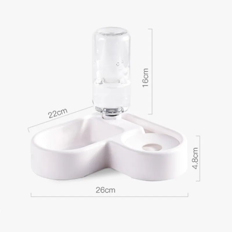 Corner Dog Bowl Automatic Water Dispenser - beunik
