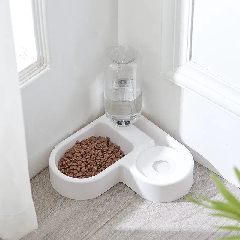Corner Dog Bowl Automatic Water Dispenser - beunik
