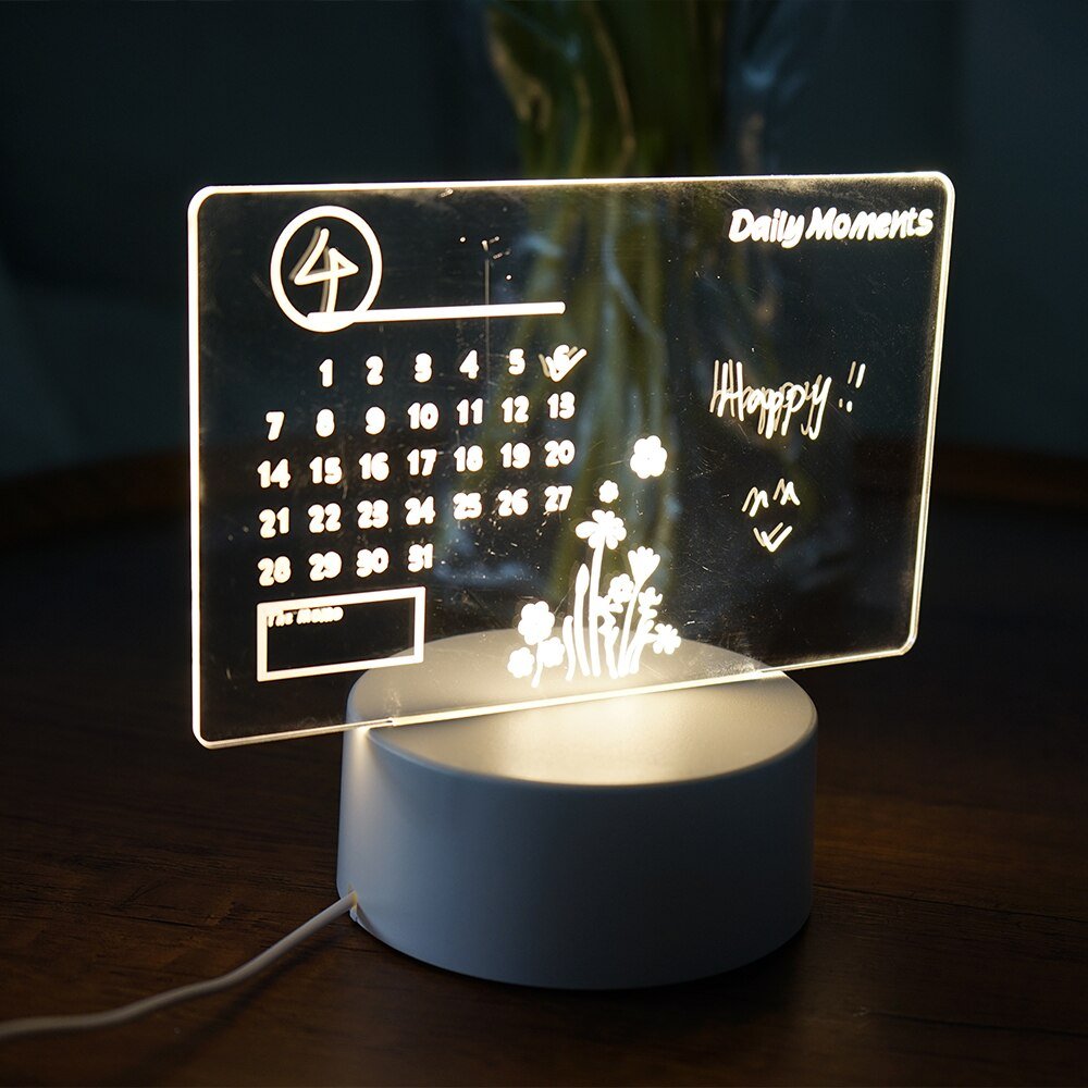 Creative LED Note Board Night Light - beunik