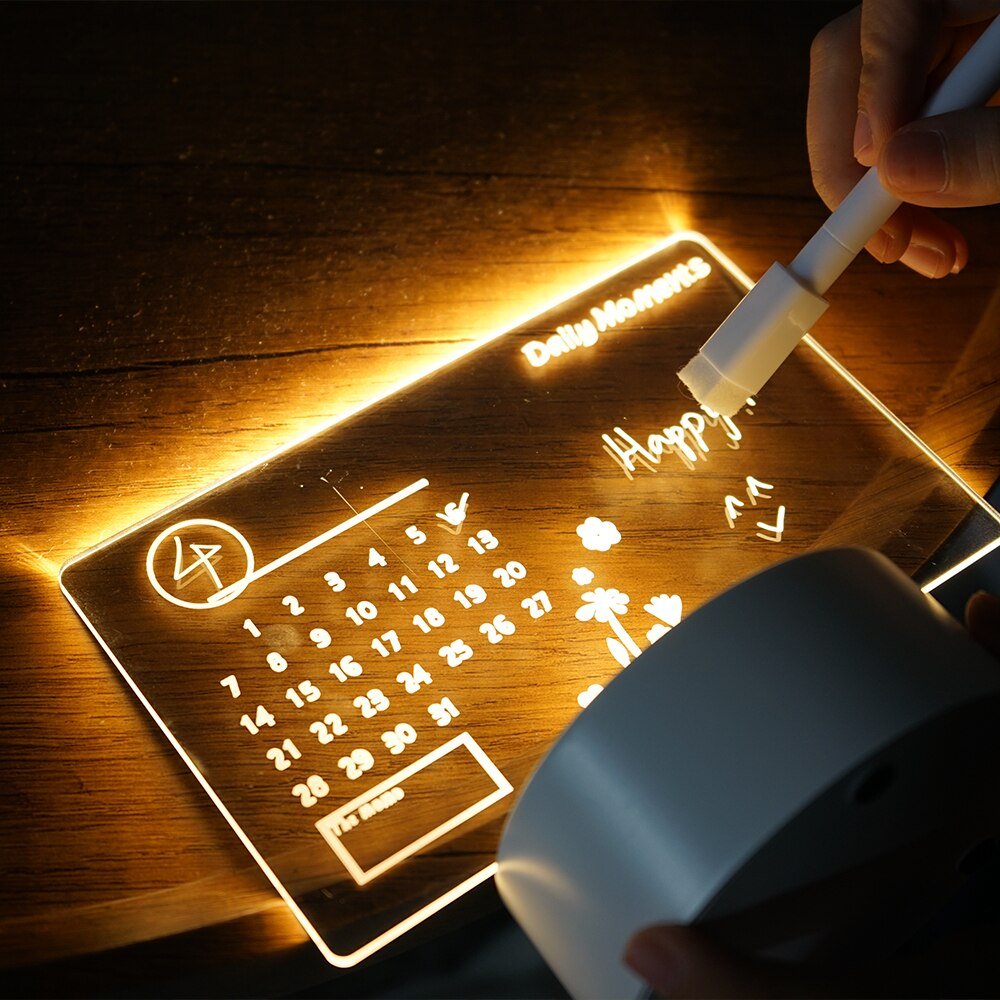 Creative LED Note Board Night Light - beunik