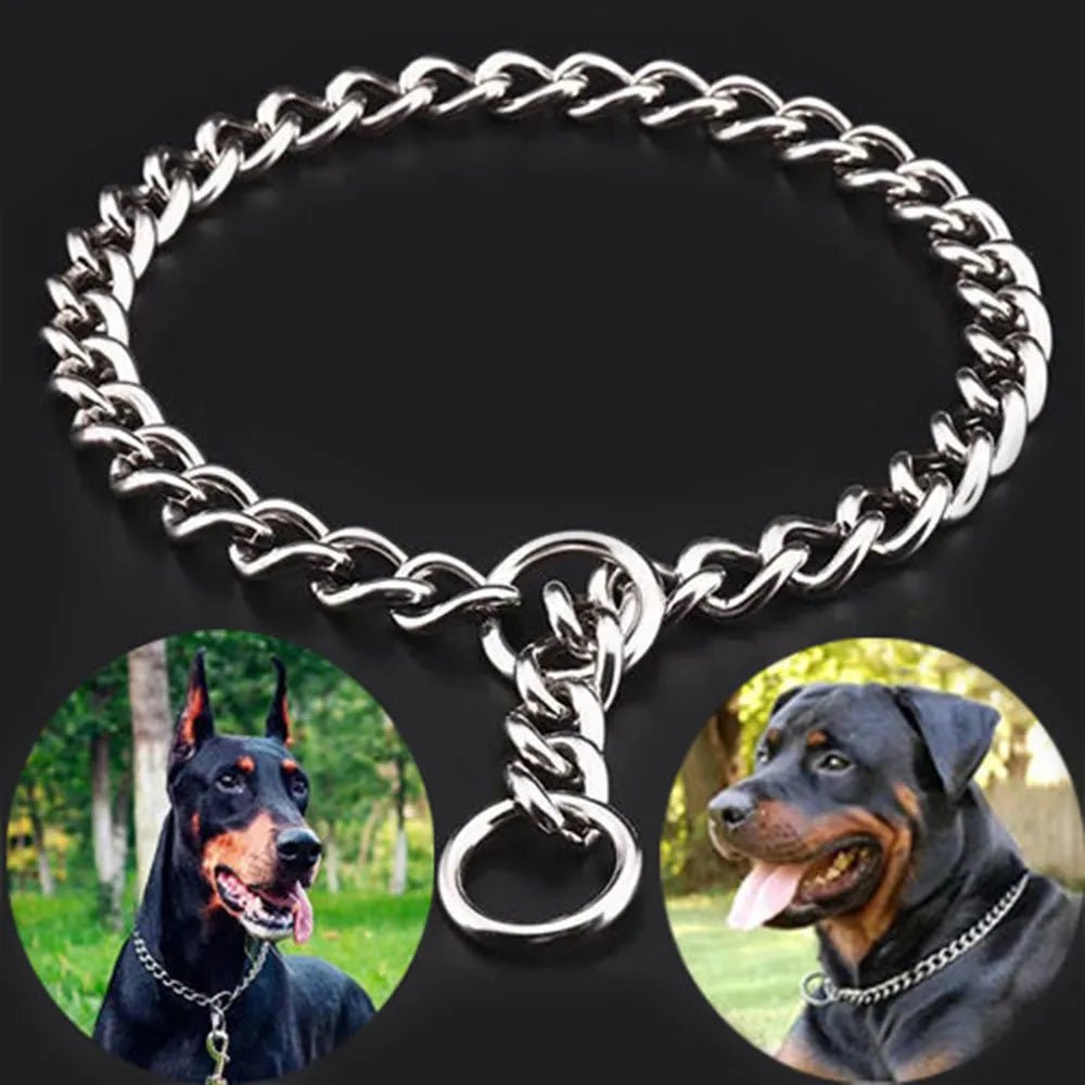 Dog Choke Collar Stainless Steel - beunik