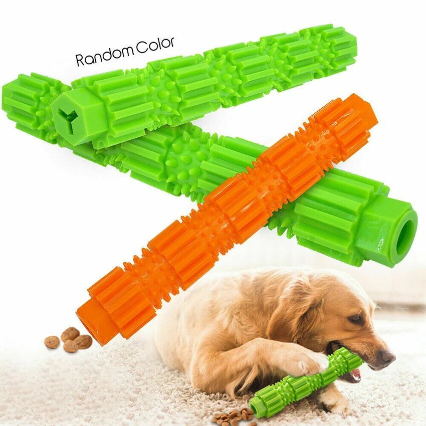 Dog Squeaking Chew Toy for Aggressive Chewers Treat Dispensing Rubber - beunik