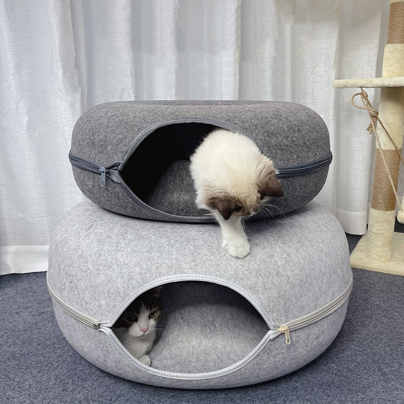 Donut Pet Cat Tunnel - beunik