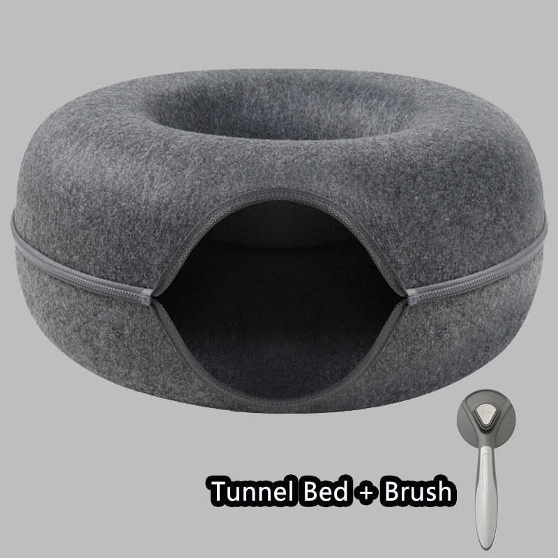 Donut Pet Cat Tunnel - beunik