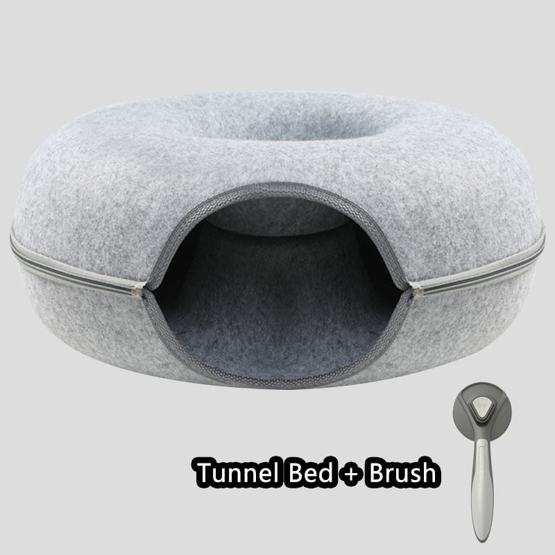 Donut Pet Cat Tunnel - beunik