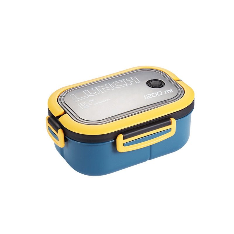 Double-layer Lunch Box Portable With Fork And Spoon - beunik