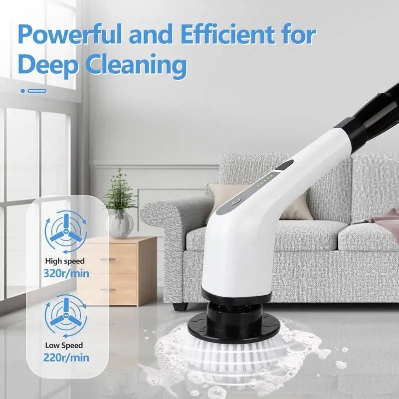 Electric Cleaning Brush USB Electric Spin Cleaning Scrubber - beunik