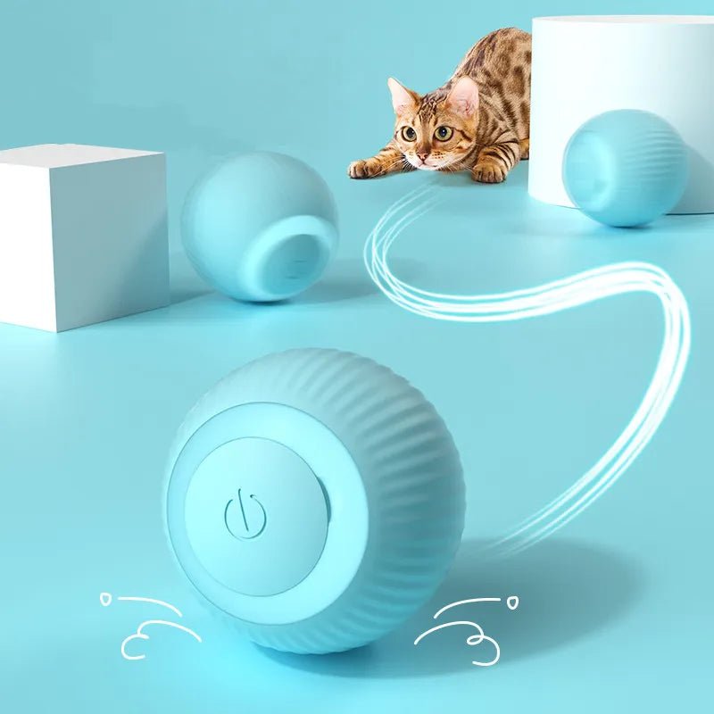 Electric Interactive Cat Ball Toys Automatic Rolling - beunik