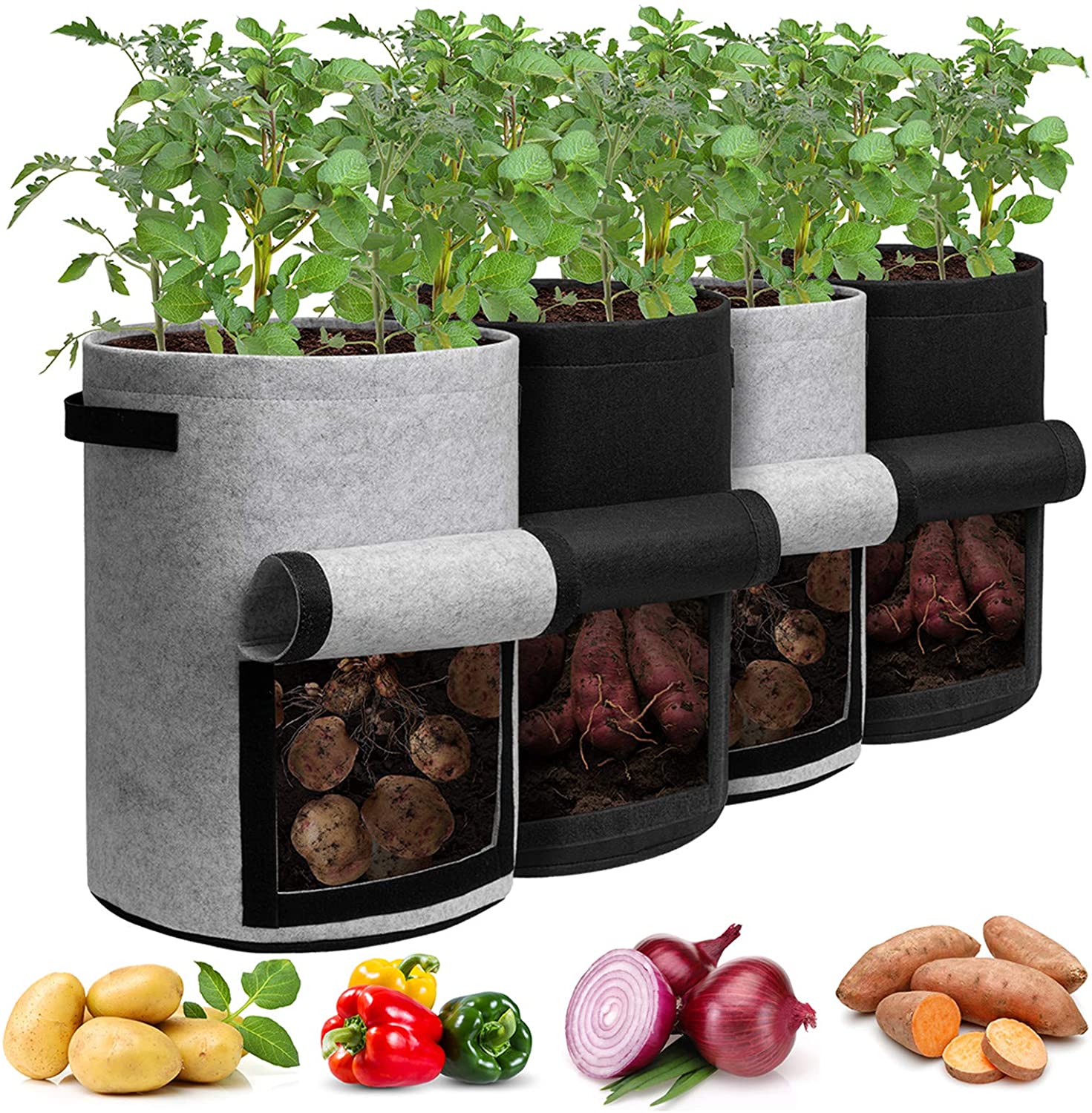 Felt plant grow bags - beunik