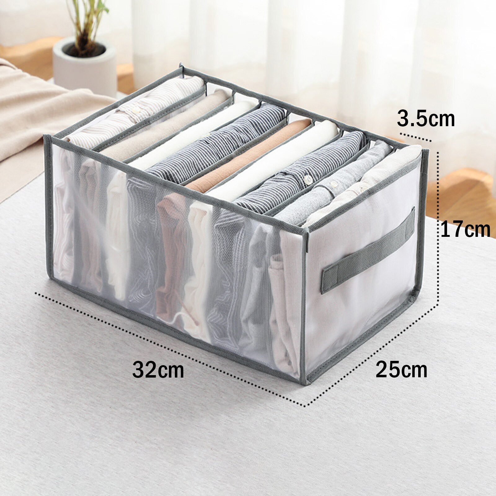 Foldable Closet Organizer Drawer Divider Organizer - beunik