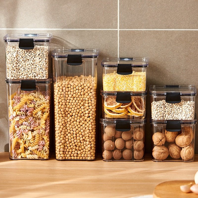 Food Storage Box Organizer Jars - beunik