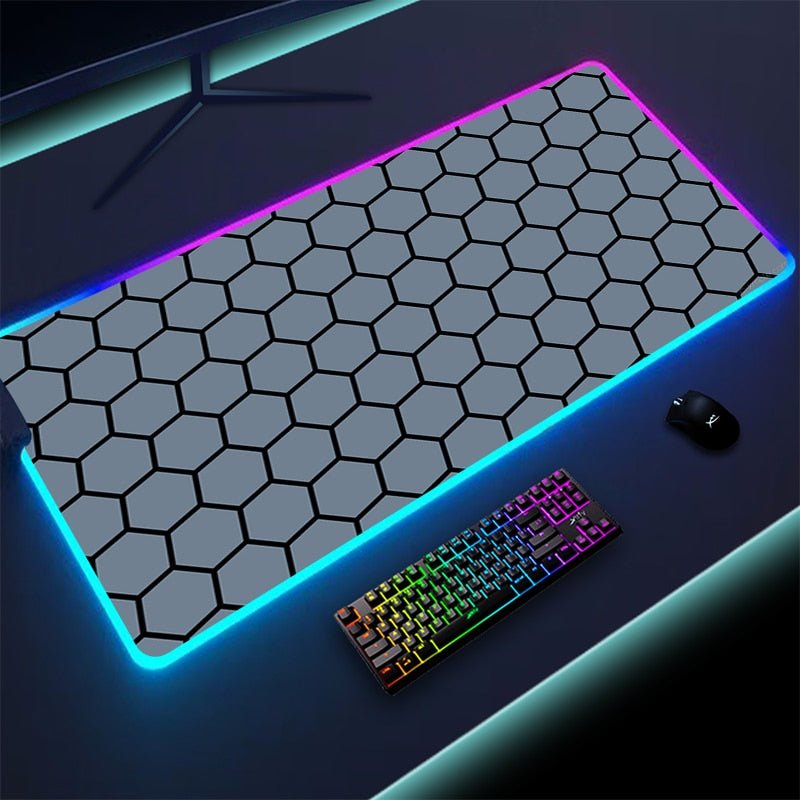 Geometric Large RGB Mouse/Gaming Pad - beunik