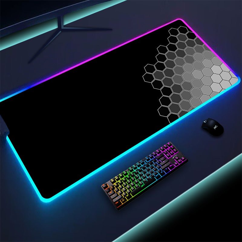 Geometric Large RGB Mouse/Gaming Pad - beunik