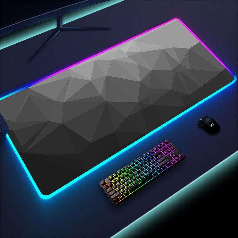 Geometric Large RGB Mouse/Gaming Pad - beunik