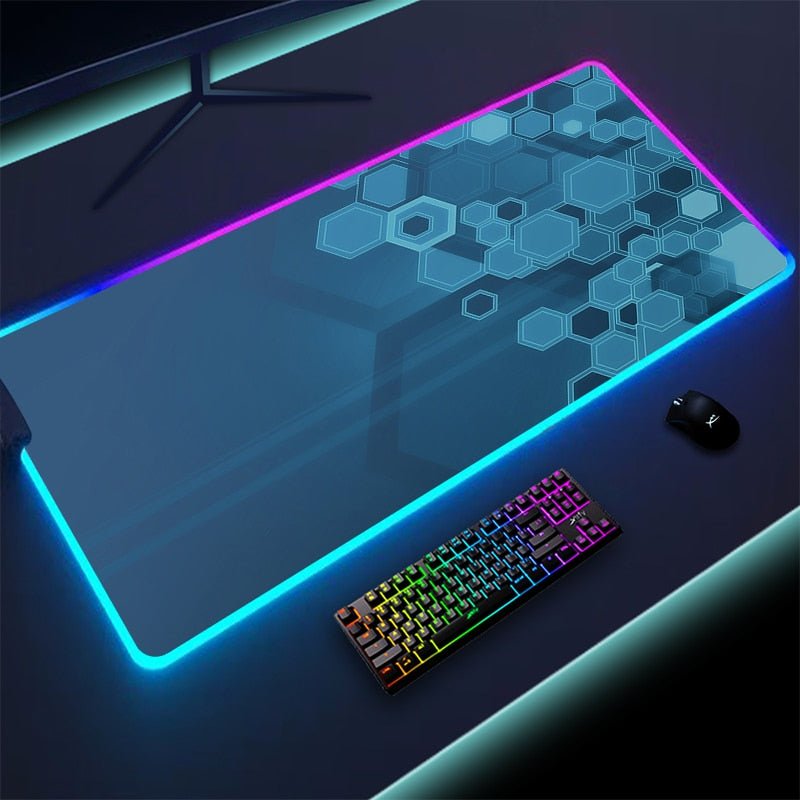 Geometric Large RGB Mouse/Gaming Pad - beunik