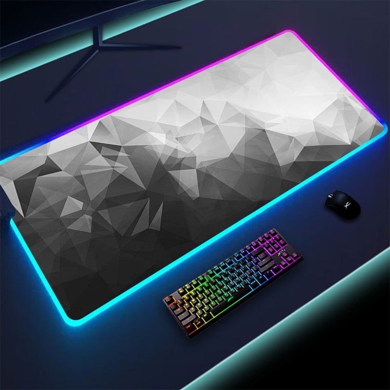 Geometric Large RGB Mouse/Gaming Pad - beunik