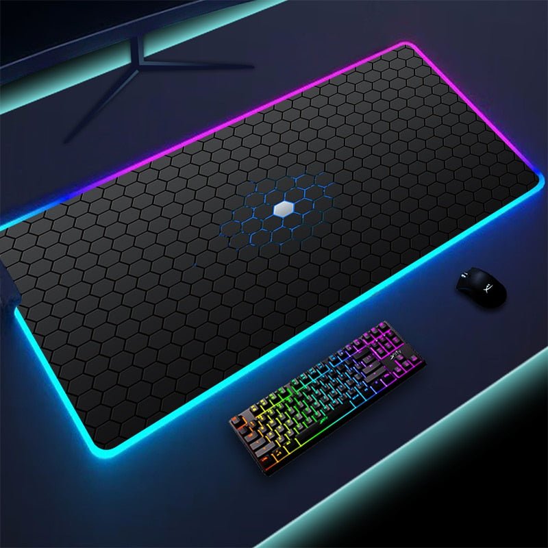 Geometric Large RGB Mouse/Gaming Pad - beunik