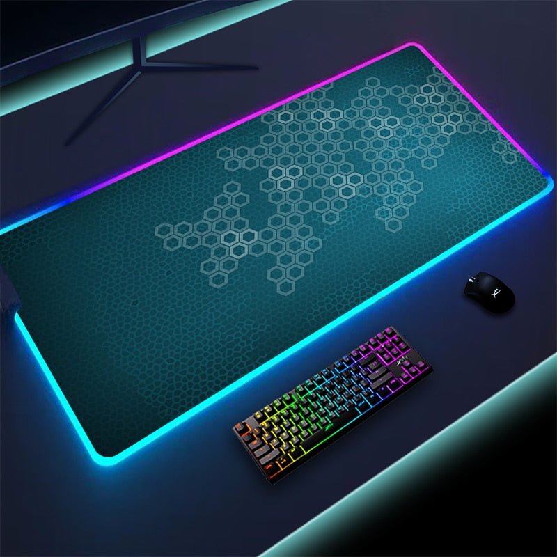 Geometric Large RGB Mouse/Gaming Pad - beunik