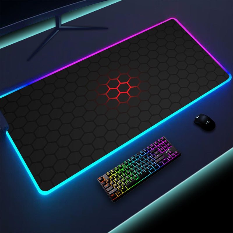 Geometric Large RGB Mouse/Gaming Pad - beunik