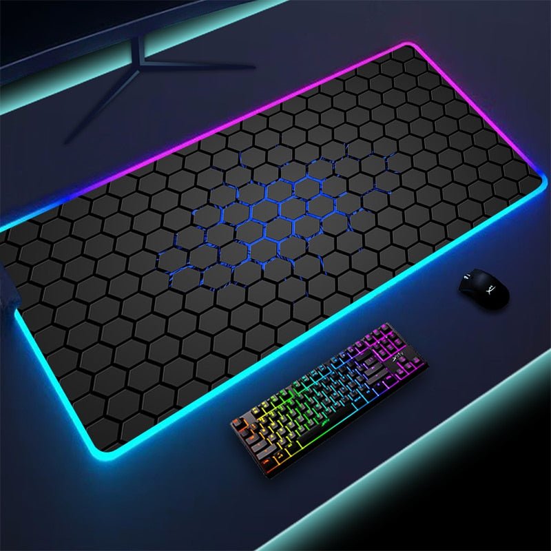 Geometric Large RGB Mouse/Gaming Pad - beunik