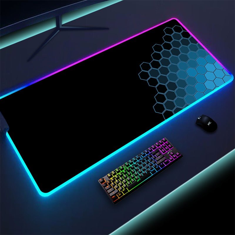 Geometric Large RGB Mouse/Gaming Pad - beunik