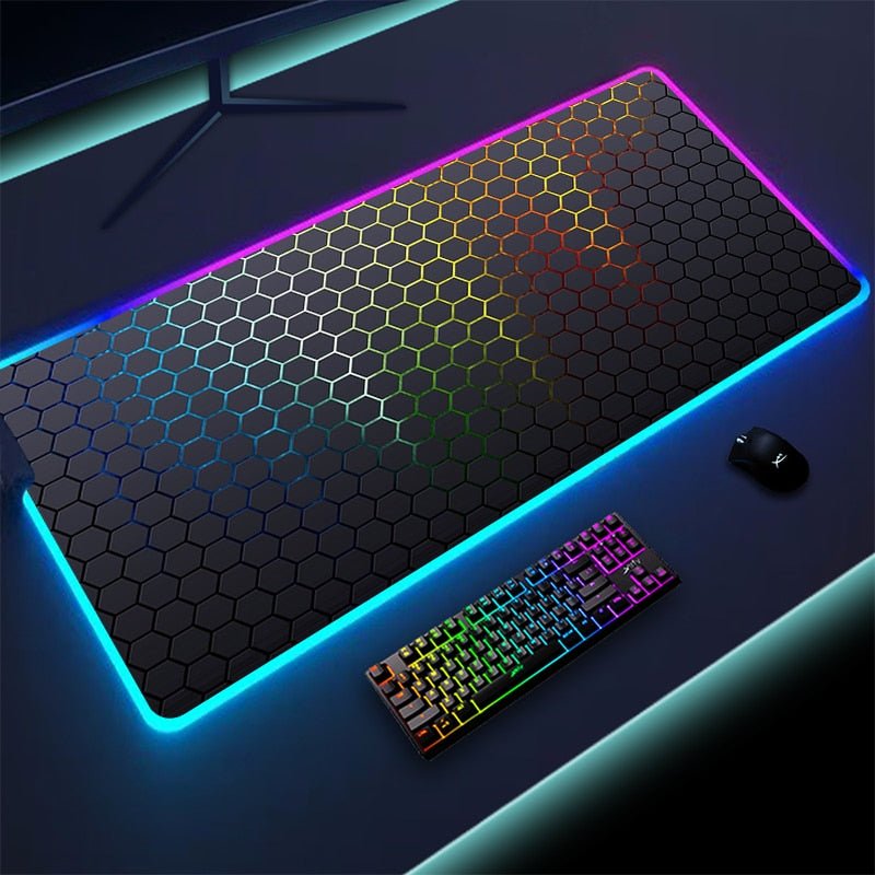 Geometric Large RGB Mouse/Gaming Pad - beunik