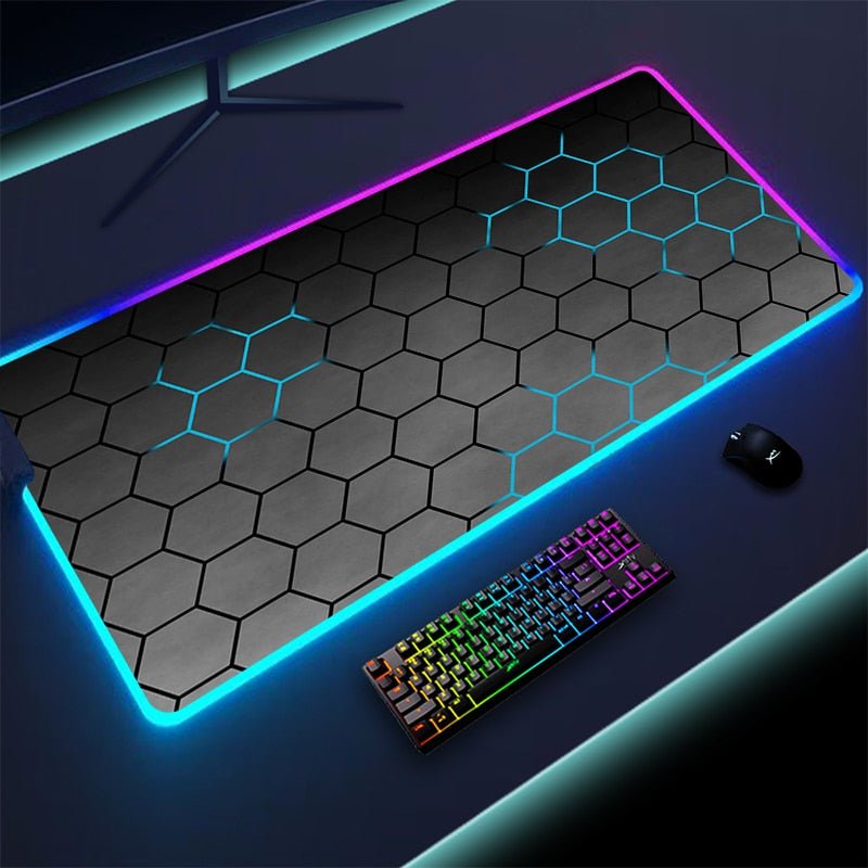 Geometric Large RGB Mouse/Gaming Pad - beunik