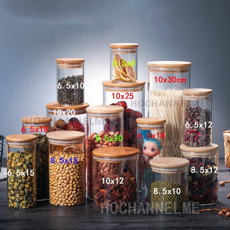 Glass Storage Kitchen Jars - beunik