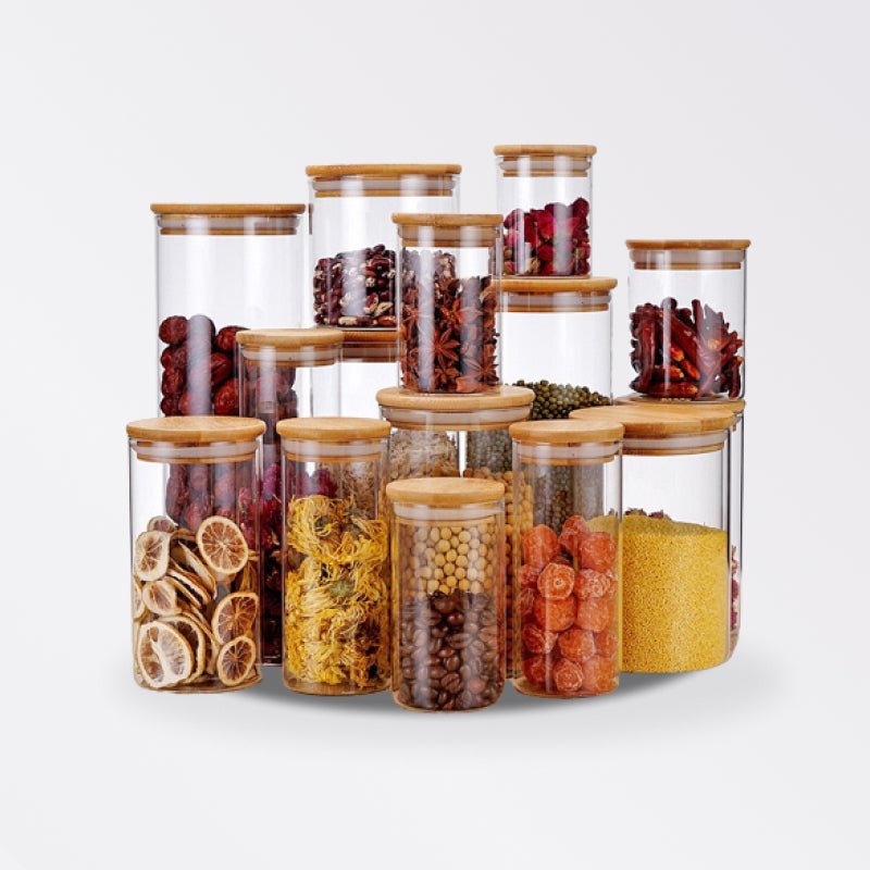 Glass Storage Kitchen Jars - beunik