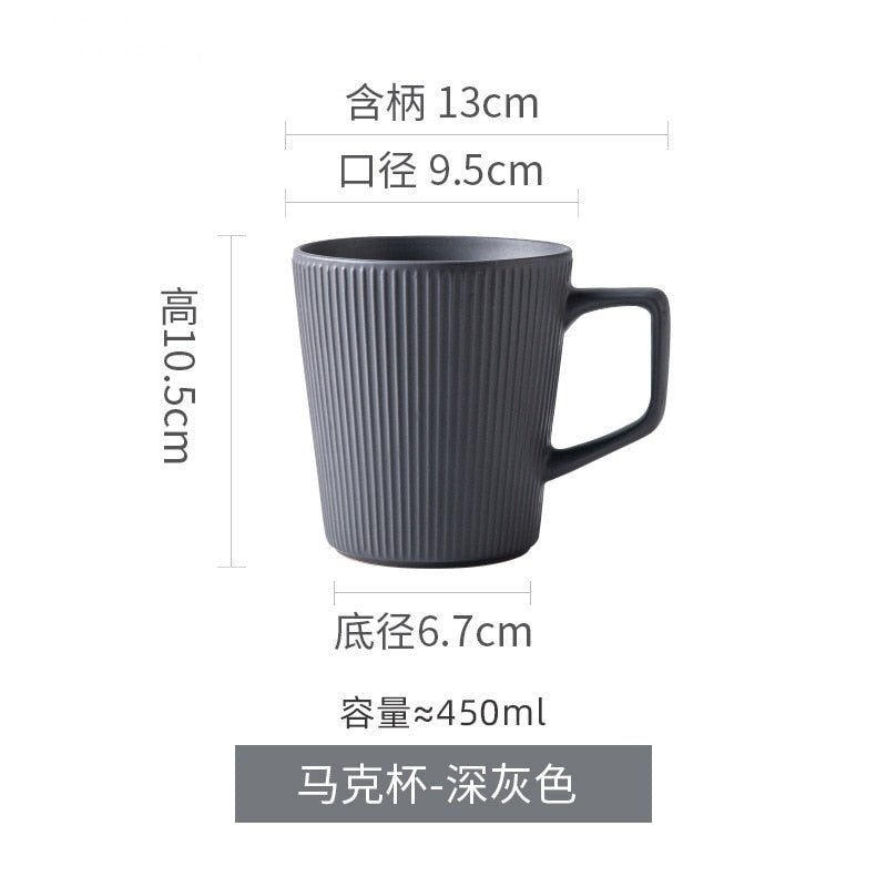 Household ceramic mugs (450ML) - beunik