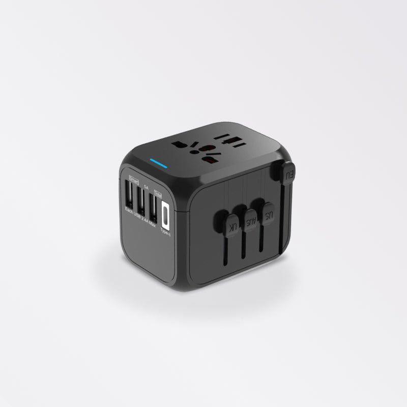 International Universal Travel Plug Adapter 3USB - beunik