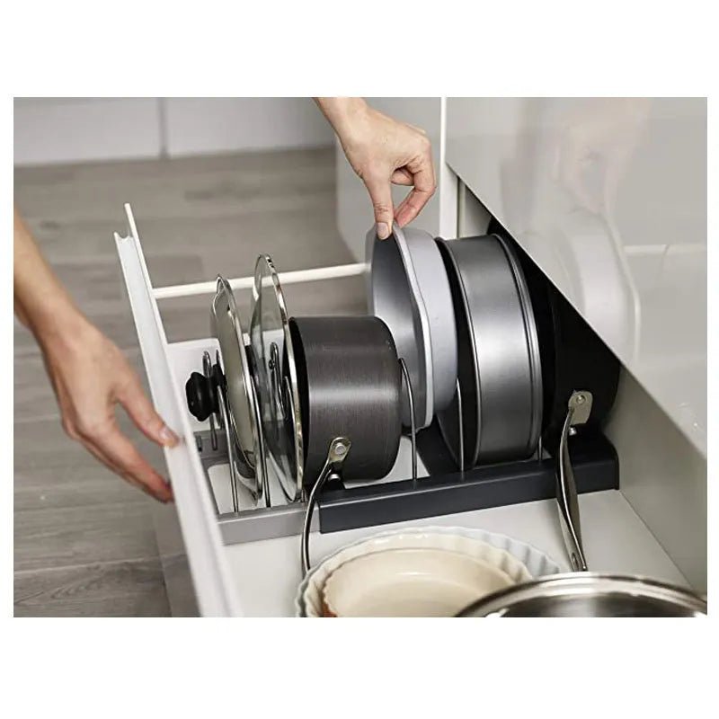 Kitchen Cabinet Organizers for Pots and Pans - beunik