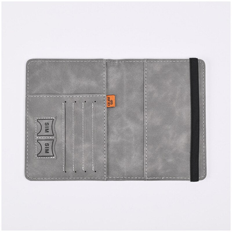 Leather Travel Passport Wallet - beunik