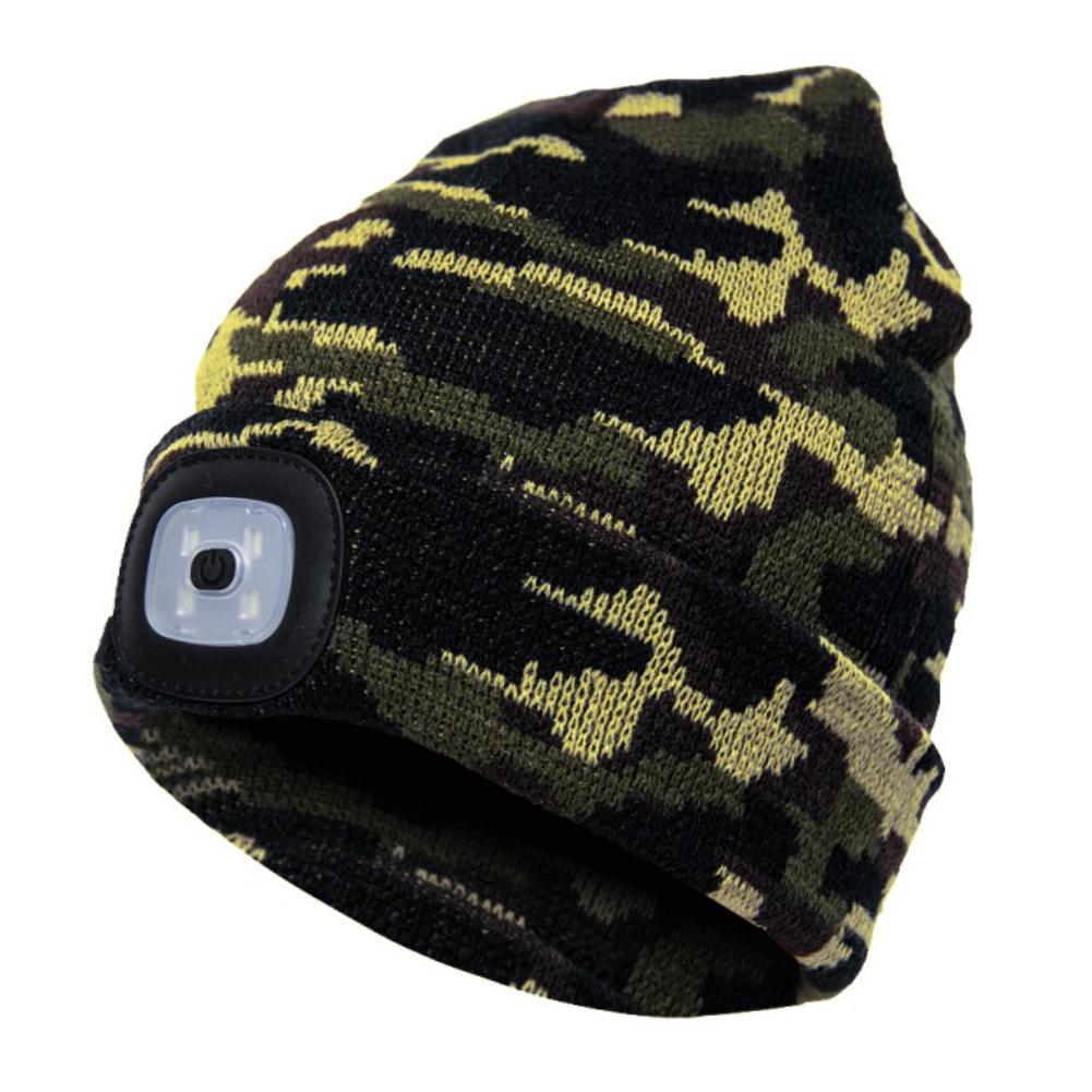 LED Light Hat USB Rechargeable Flashlight LED Beanies - beunik