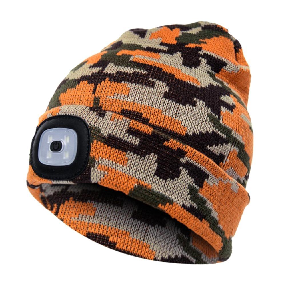 LED Light Hat USB Rechargeable Flashlight LED Beanies - beunik