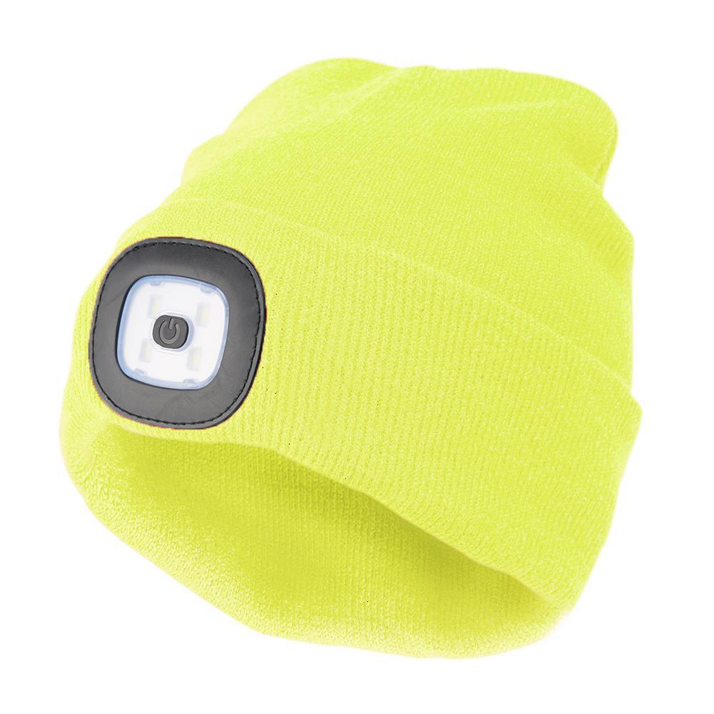 LED Light Hat USB Rechargeable Flashlight LED Beanies - beunik