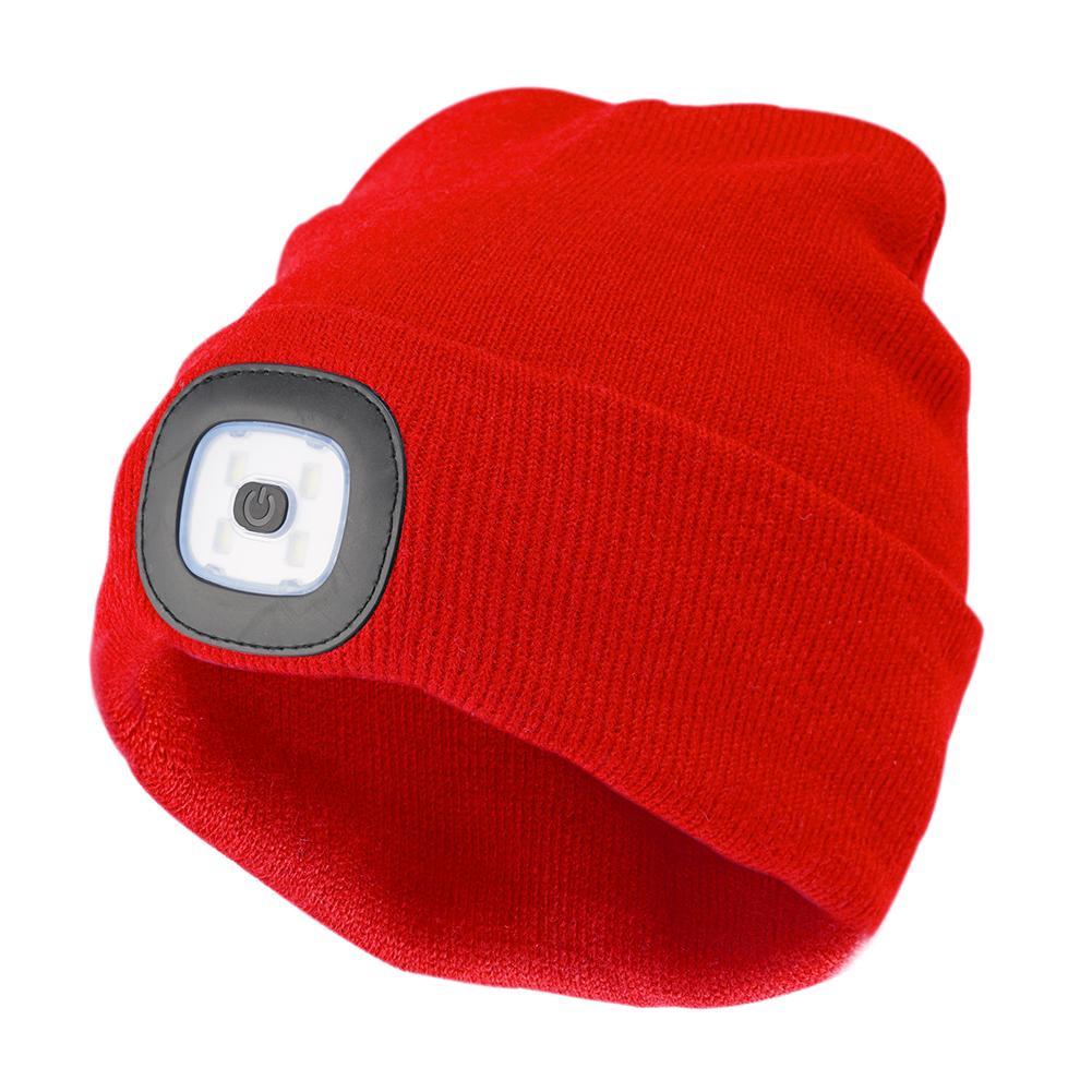 LED Light Hat USB Rechargeable Flashlight LED Beanies - beunik