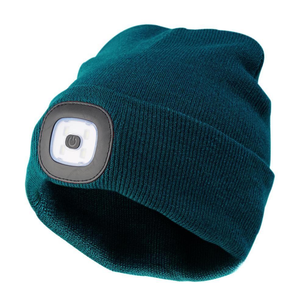 LED Light Hat USB Rechargeable Flashlight LED Beanies - beunik