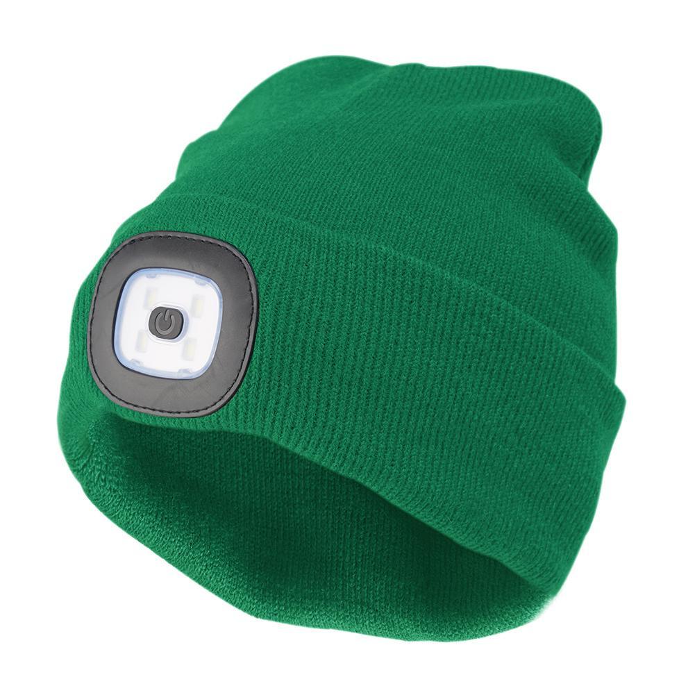 LED Light Hat USB Rechargeable Flashlight LED Beanies - beunik