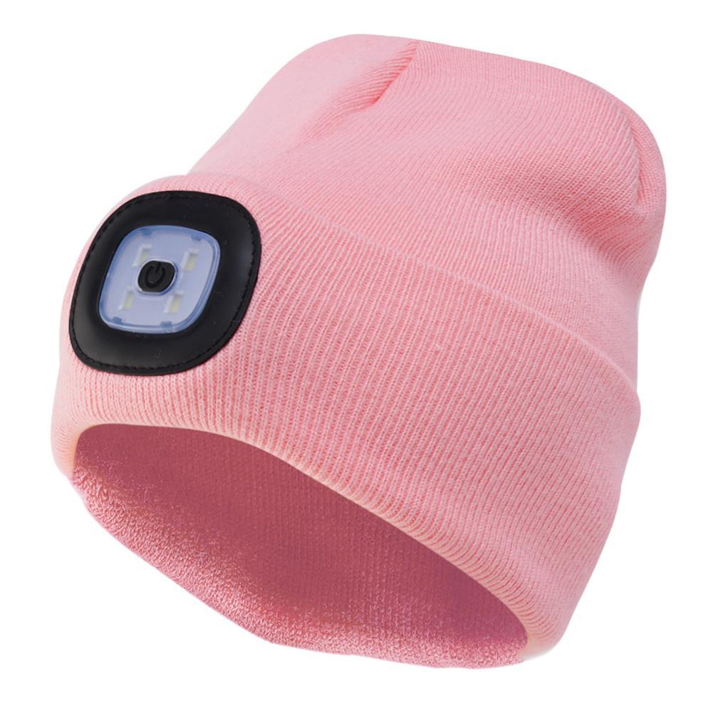 LED Light Hat USB Rechargeable Flashlight LED Beanies - beunik