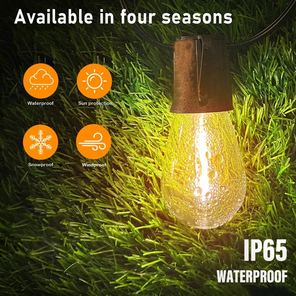 LED Solar String Lights IP65 Waterproof Outdoor - beunik