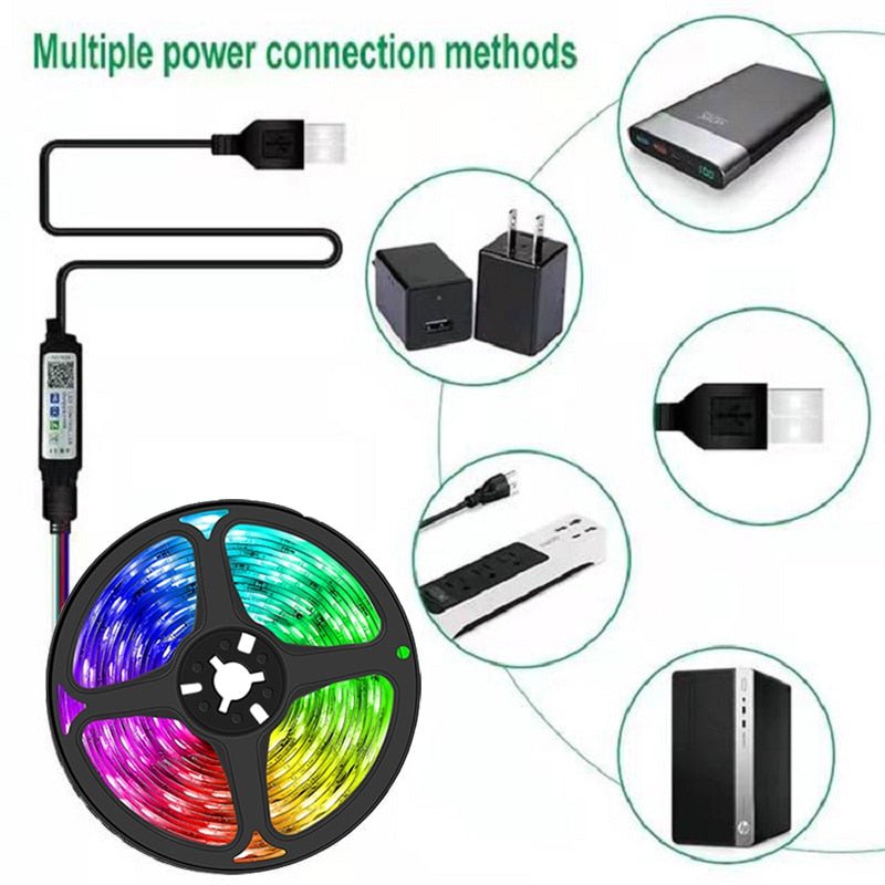 LED Strip Lights RGB APP Control Color Changing Lights - beunik