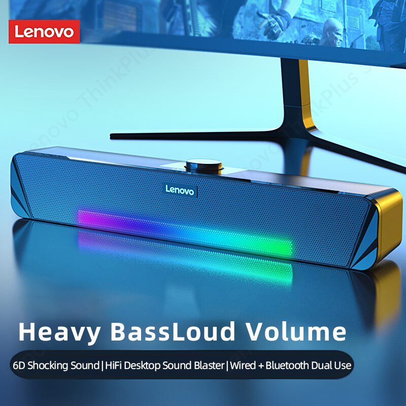 Lenovo TS33 Wired and Bluetooth 5.0 Speaker - beunik