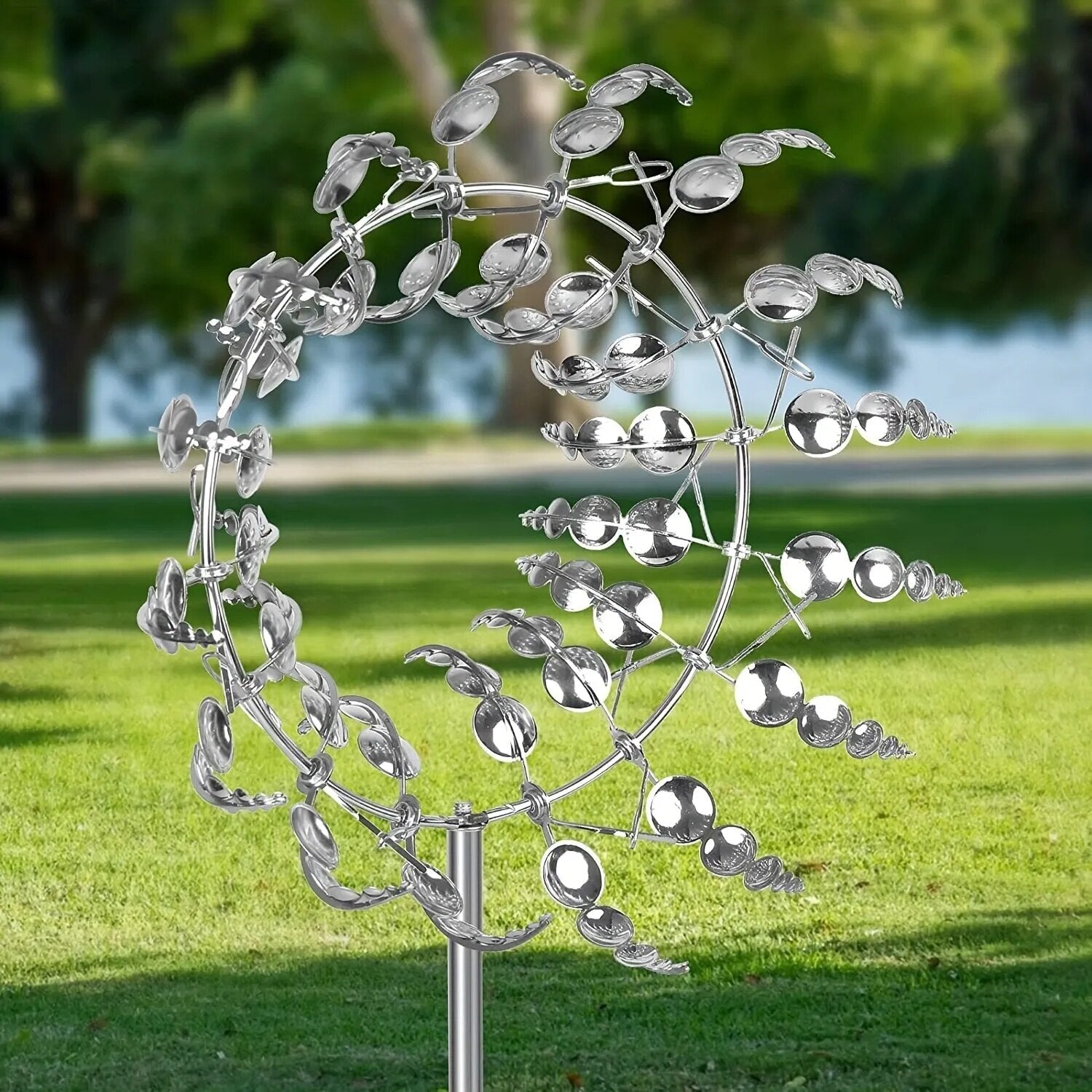 Magical Kinetic Metal Windmill Spinner - beunik