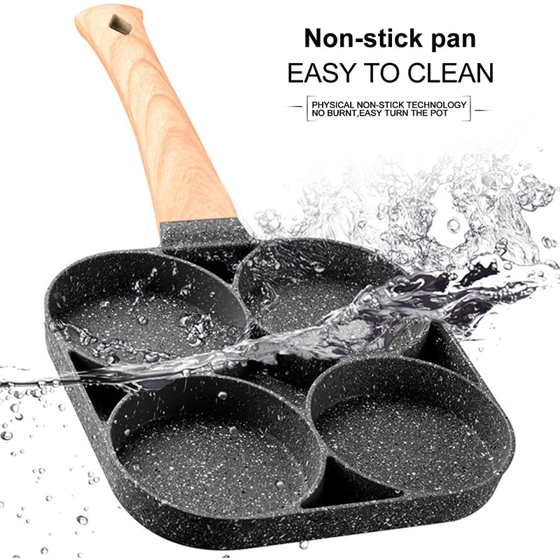 Multi Function Four Circle Nonstick Frying Pan - beunik