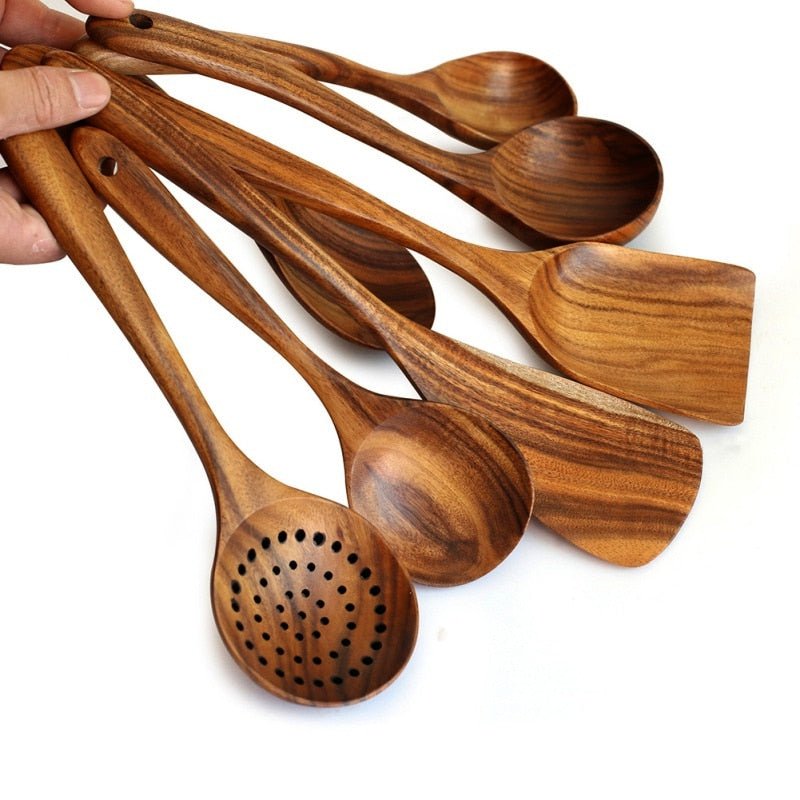 Natural Wood Tableware Set - beunik