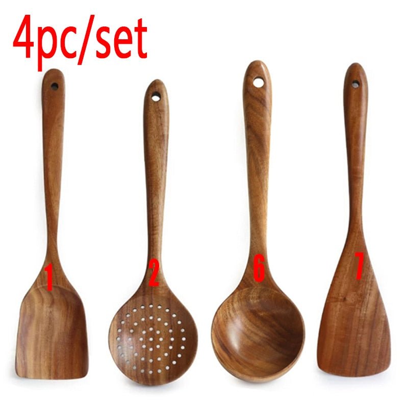 Natural Wood Tableware Set - beunik